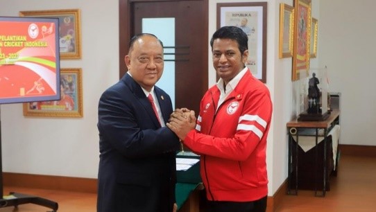 KONI Appoints the Leadership of Cricket Indonesia.